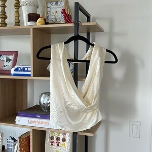 Reformation Emmy Silk Blouse Top